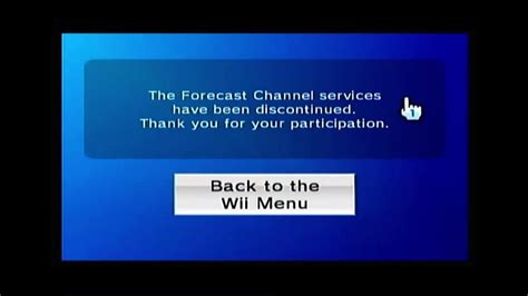 discontinued Wii channels